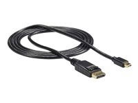 StarTech.com 1,8 m Mini DisplayPort till DisplayPort 1.2-kabeladapter M/M - DisplayPort 4k - DisplayPort-kabel - Mini DisplayPort (hane) till DisplayPort (hane) - 1.8 m - sprintlåsning - svart - för P/N: CDP2DP14B, CDP2MDPEC, CDP2MDPFC, CDPVDHDMDP2G, CDPVDHDMDPRG, CDPVDHMDPDP MDP2DPMM6
