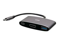 C2G USB C Docking Station with 4K HDMI, USB, and USB C - Power Delivery up to 100W - Dockningsstation - USB-C / Thunderbolt 3 - HDMI C2G54460