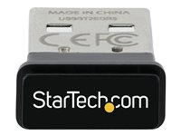 StarTech.com USB Bluetooth 5.0 Adapter, USB Bluetooth Dongle Receiver for PC/Computer/Laptop/Keyboard/Mouse/Headsets, Range 33ft/10m, EDR (USBA-BLUETOOTH-V5-C2) - Nätverksadapter - USB - Bluetooth 5.0 EDR, Bluetooth 5.0 LE, Bluetooth 5.0 - Klass 2 - svart USBA-BLUETOOTH-V5-C2