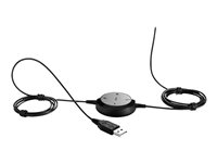 Jabra Evolve 20 MS mono - Headset - på örat - kabelansluten - USB-C, USB-A - ljudisolerande - Certifierad för Microsoft-teams, Avaya-certifierad, Cisco Certified, Alcatel-Lucent-certifierad, Unify-certifierad 4993-823-169