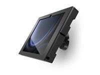 Compulocks Galaxy Tab S9/S9FE Apex Enclosure Tilting Wall Mount - Hölje - liggande/stående, lutande, exponerad front-/bakre kamera och sensorer - för surfplatta - låsbar - metallram - svart - väggmonterbar - för Samsung Galaxy Tab S9, Tab S9 FE 505B109GAPXB