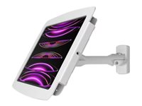 Compulocks iPad Air 10.9" (4-5th Gen) Space Enclosure Swing Wall Mount - Monteringssats (svängbar arm, hölje) - justerbar arm - för surfplatta - låsbar - höggradig aluminium - vit - skärmstorlek: 10.9" - väggmonterbar - för Apple 10.9-inch iPad Air (4:e generation, 5:e generation) 827W109IPDSW