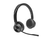 Poly Savi 7420 OFFICE - Savi 7400 series - headset - på örat - DECT / Bluetooth - trådlös - svart - Certifierad för Microsoft-teams 8L574AA#ABB