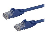 StarTech.com Cat6-patchkabel med hakfria RJ45-kontakter ? 3 m, blå - Patch-kabel - RJ-45 (hane) till RJ-45 (hane) - 3 m - UTP - CAT 6 - formpressad, hakfri - blå N6PATC3MBL