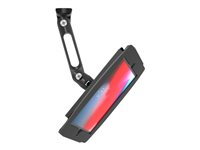 Compulocks iPad Air 10.9" Space Enclosure Swing Wall Mount - Monteringssats (väggfäste med svängarm, hölje) - för surfplatta - låsbar - höggradig aluminium - svart - skärmstorlek: 10.9" - monteringsgränssnitt: 100 x 100 mm - väggmonterbar - för Apple 10.9-inch iPad Air (4:e generation, 5:e generation) 827B109IPDSB