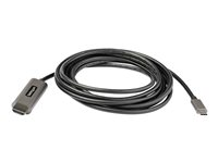 StarTech.com USB C till HDMI-kabel 4K 60 Hz på 3 m med HDR10 - Ultra HD USB Type-C till 4K HDMI 2.0b-videokabeladapter - USB-C till HDMI HDR-skärm/skärmsadapter - DP 1.4 Alt Mode HBR3 - Adapterkabel - 24 pin USB-C hane till HDMI hane - 3 m - svart - stöd för 4K, aktiv CDP2HDMM3MH