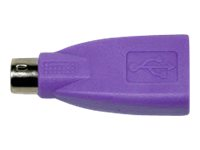 CHERRY - Tangentbordsadapter - PS/2 (hane) till USB (hona) - violett 6171784