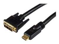 StarTech.com 3m High Speed HDMI Cable to DVI Digital Video Monitor - Adapterkabel - HDMI hane till DVI-D hane - 3 m - svart HDDVIMM3M
