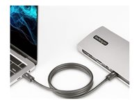 StarTech.com 3ft (1m) Thunderbolt 4 Cable, 40Gbps, 100W Power Delivery, 4K/8K Video, Intel-Certified Thunderbolt Cable - Compatible w/ USB 4/Thunderbolt 4/ USB 3.2/ USB Type-C/DisplayPort/Thunderbolt 3 (TBLT4MM1M) - Thunderbolt-kabel - Thunderbolt 4 (hane) till Thunderbolt 4 (hane) - USB4/Thunderbolt 3/USB 3.2/USB Type-C/DisplayPort - 1 m - passiv, stöd för 4K, stöd för 8K, USB-strömförsörjning (100W) - svart TBLT4MM1M