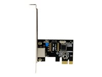 StarTech.com Gigabit Ethernet Nätverkskort med 1 port - PCI Express, Intel I210 NIC - Nätverksadapter - PCIe låg profil - 1GbE - 1000Base-T - svart ST1000SPEXI