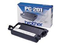 Brother PC201 - Svart - färgband - för Brother MFC-1770, MFC-1780, MFC-1870, MFC-1970; IntelliFAX 1170, 1270, 1570, 1575 PC201