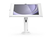 Compulocks Galaxy Tab A9+ Apex Enclosure Rise Stand 8" - Monteringssats (ställ, hölje) - synliga kameror och sensorer fram/bak - för surfplatta - låsbar - metallram - vit - skärmstorlek: 11" - för Samsung Galaxy Tab A9+ TCDP01W11GAPX9W