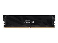 Crucial Pro OC - DDR5 - modul - 16 GB - DIMM 288-pin - 6400 MT/s / PC5-51200 - CL32 - 1.35 V - ej buffrad - matt stålsvart CP16G64C32U5B
