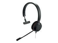 Jabra Evolve 20SE UC mono - Headset - på örat - kabelansluten - USB-C, USB-A - ljudisolerande - Alcatel-Lucent-certifierad, Avaya-certifierad, Certifierad för Microsoft-teams, Cisco Certified, Unify-certifierad 4993-829-469