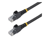 StarTech.com 2m LSZH CAT6 Ethernet Cable, 10 Gigabit Snagless RJ45 100W PoE Network Patch Cord with Strain Relief, CAT 6 10GbE UTP, Black, Individually Tested/ETL, Low Smoke Zero Halogen - Category 6 - 24AWG (N6LPATCH2MBK) - Patch-kabel - RJ-45 (hane) till RJ-45 (hane) - 2 m - 6 mm - UTP - CAT 6 - hakfri - svart N6LPATCH2MBK