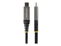 StarTech.com 2 m USB C-kabel 5 Gbit/s - USB-C-kabel av hög kvalitet - USB 3.1/3.2 Gen 1 Type-C kabel - 100 W (5A) Power Delivery-laddning, DP alt-läge - USB C till C-kabel - Laddning och synkronisering - USB-kabel - 24 pin USB-C (hane) till 24 pin USB-C (hane) - USB 3.1 Gen 2 / Thunderbolt 3 / DisplayPort 1.4 - 2 m - 8K30Hz stöd, USB-strömleverans (5A, 100W) - grå, svart - för P/N: DK30C2DAGPD, DK30C2HAGPD USB315CCV2M