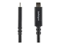 StarTech.com 1,8 m USB C till USB C-kabel - 5A, 100W PD 3.0 - Certifierad Works With Chromebook - USB-IF-certifierad - H/H - USB 3.0 5 Gbps - USB C-laddningskabel - USB Type-C-kabel - USB-kabel - 24 pin USB-C (hane) rak till 24 pin USB-C (hane) rak - USB 3.0 - 5 A - 1.8 m - stöd för 4K - svart - för P/N: DK30C2DAGPD, DK30C2HAGPD, SV211HDUC, SV221HUC4K USB315C5C6