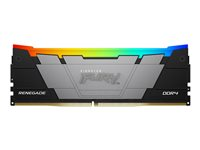 Kingston FURY Renegade RGB - DDR4 - modul - 16 GB - DIMM 288-pin - 3200 MT/s / PC4-25600 - CL16 - 1.35 V - ej buffrad - icke ECC - svart KF432C16RB12A/16