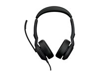 Jabra Evolve2 50 UC Stereo - Headset - på örat - kabelansluten - aktiv brusradering - USB-C, USB-A - svart - UC-certifierad 25089-989-799