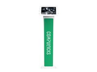 Compulocks iPad Air 10.9" (4-5th Gen) Space Enclosure Brandable Floor Stand - Monteringssats (ställ, hölje) - för surfplatta - låsbar - höggradig aluminium - vit - skärmstorlek: 10.9" - golvstående - för Apple 10.9-inch iPad Air (4:e generation, 5:e generation) 140W109IPDSW